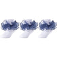 Dicry Girls Double Lace Socks Turn Cuff Big Ruffle For Kids (Blue, 6-8 Years)
