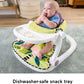 Fisher-Price Portable Baby Chair Kick & Play Deluxe Sit-Me-Up Seat With Piano, Learning & Tray For Infants To Toddlers, Purple M