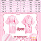 Sintuff 24 Pcs Sleepover Party Supplies For Girls 6 Spa Party Robes 6 Tote Bags 6 Headbands 6 Spa Masks(Size 14,Pink)