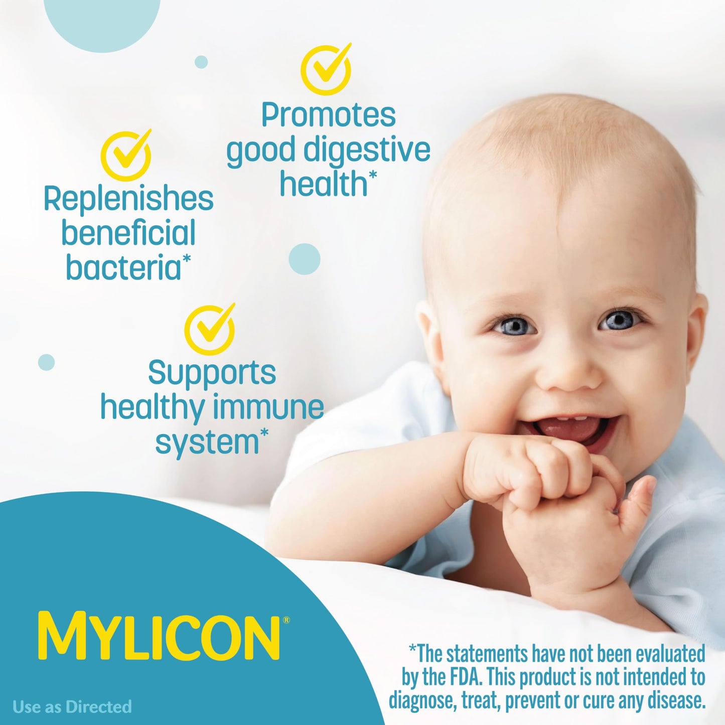 Infants' Mylicon Daily Probiotic Drops, For Colic And Fussiness, 8Ml, 21 Daily Doses