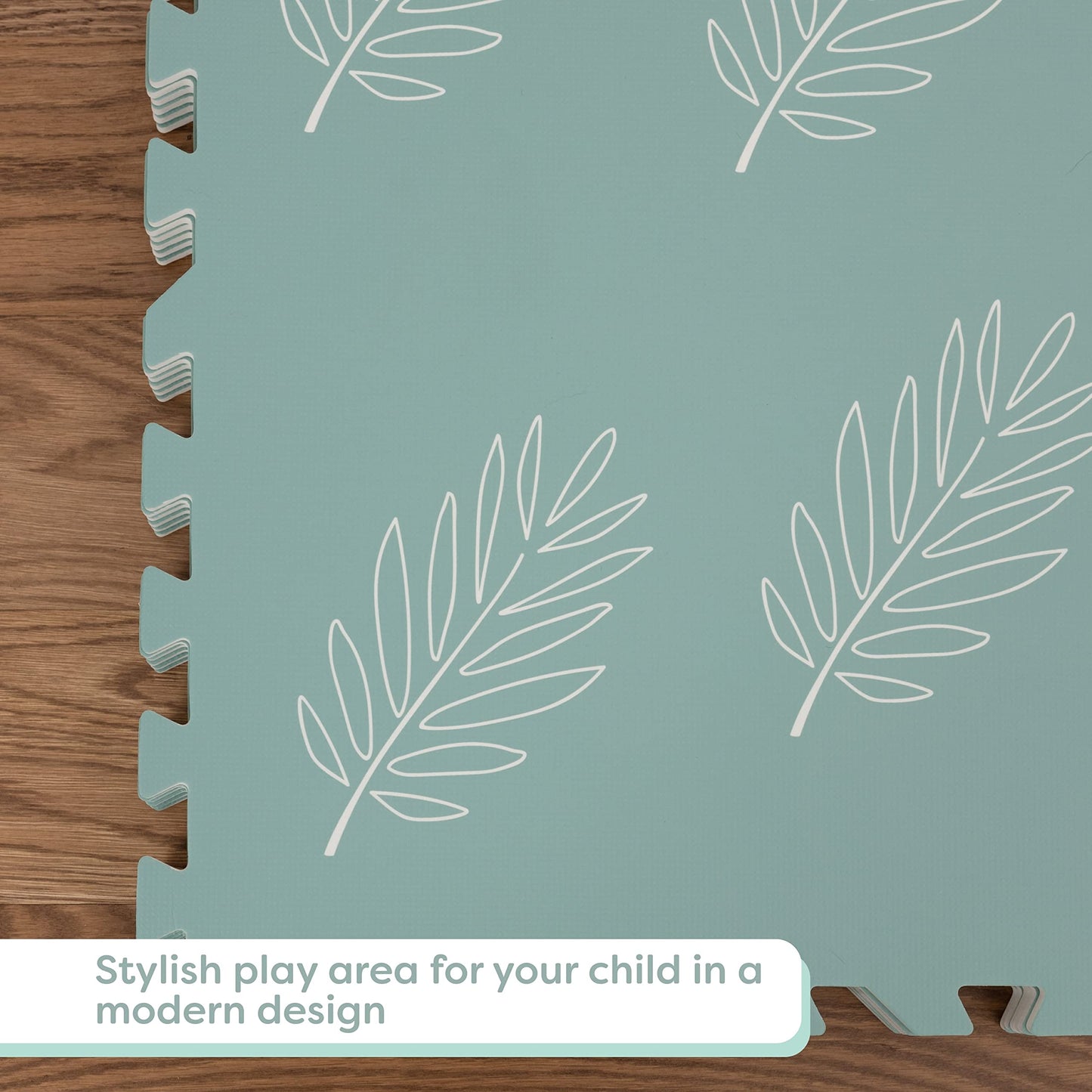 Childlike Behavior Baby Play Mat - Extra Large, Foam Play Mat with Soft Interlocking Floor Tiles 72x48 Inches - Baby Floormat fo