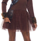 Rubies Girls Star Wars Classic Chewbacca Costume, Large