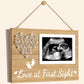 New Mom Gifts Baby Ultrasound Picture Frame Sonogram Keepsake Frame, Pregnancy Gifts For First Time Mom Dad, Pregnancy Announcem