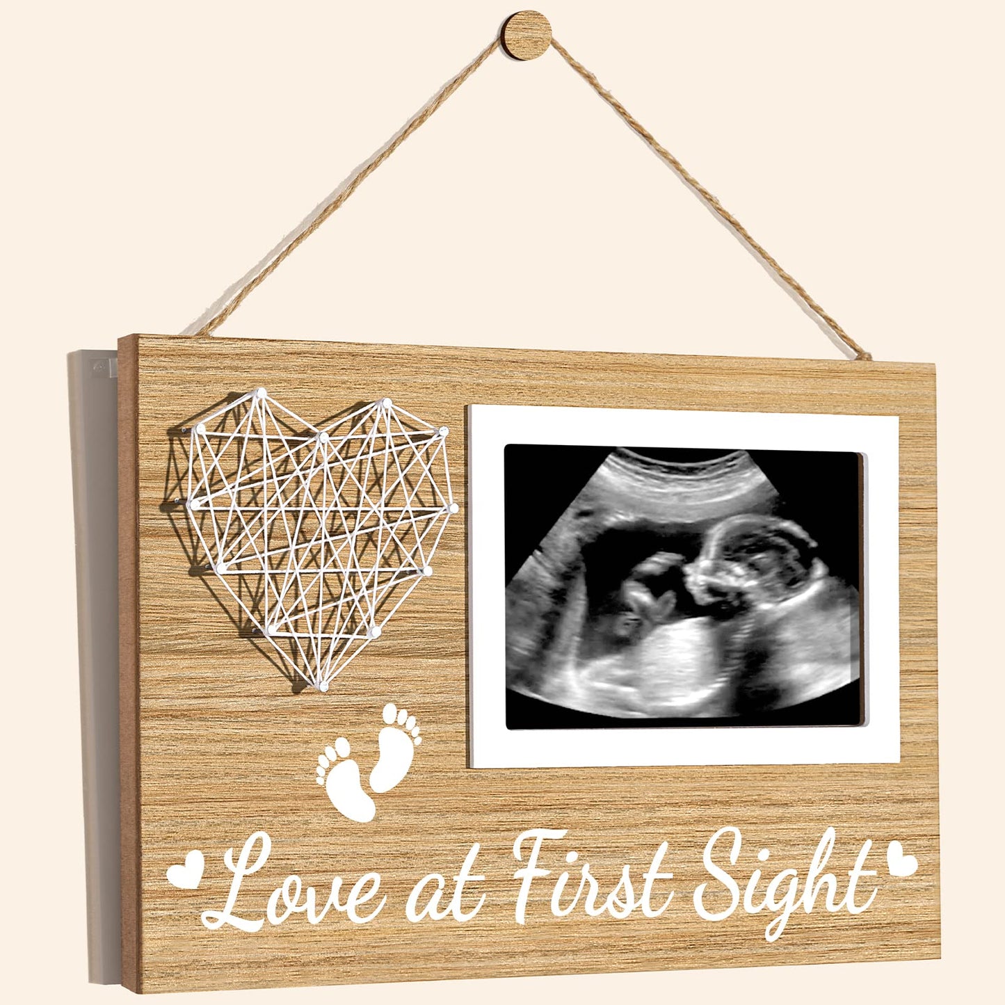 New Mom Gifts Baby Ultrasound Picture Frame Sonogram Keepsake Frame, Pregnancy Gifts For First Time Mom Dad, Pregnancy Announcem