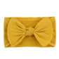 Qandsweet Baby Nylon Headbands Newborn Bows Soft Head Wraps For Infant Toddler Girls 12-Pack