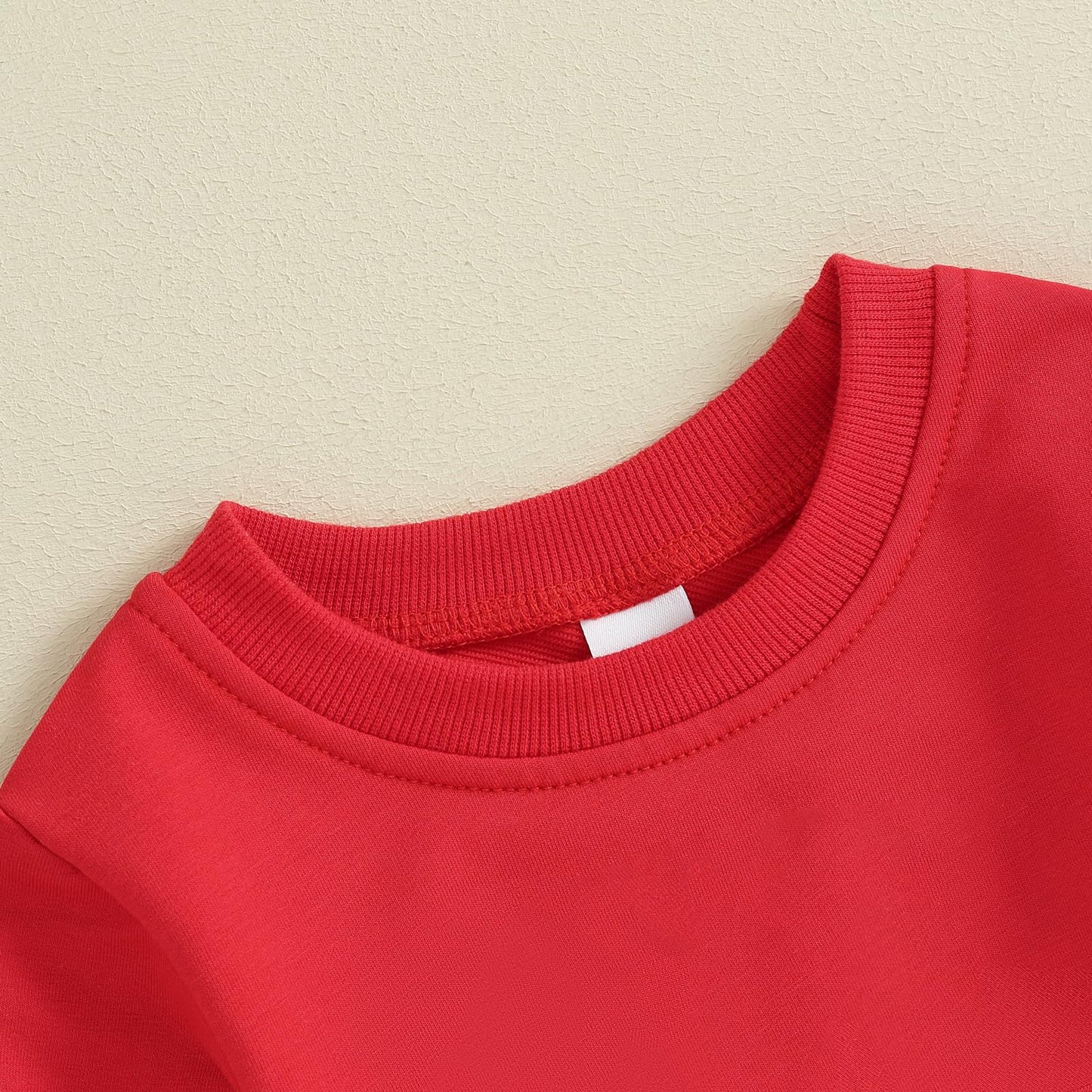 Jlkgicf Toddler Girl Boy Valentines Day Outfit Lover Boy Sweatshirt Crewneck Long Sleeve Pullover Baby Valentine'S Clothes(Red S