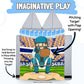 Couch Swag Play Panel for Childrens Foam Sofa Kids Couch (Baseball)