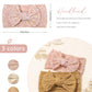 Jollybows Baby Girl Headband Bows Nylon Head Wraps Newborn Hairbands Infant Toddler Hair Bow (5- Ginger Beige Small Daisy Print)