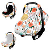 Pea Pod Car Seat Covers For Babies - Breathable Mesh Canopy With Kick-Proof, Soft Stretchy Protection - Newborn Stroller Carrier