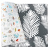 Cushmat Stylish Reversible Foam Play Mat (Large, Alpha - Palm Char) - Soft, Waterproof, Durable Play Mat For Infants, Babies, To
