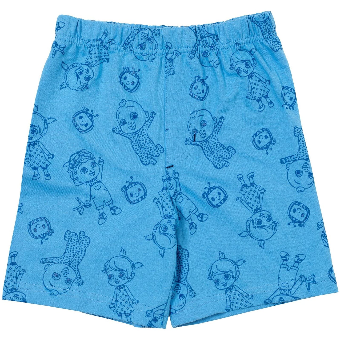 Cocomelon Jj Yoyo Tomtom Infant Baby Boys Graphic T-Shirt & French Terry Shorts Blue 12 Months