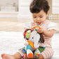 Skip Hop Bandana Buddies Baby Activity and Teething Toy with Multi-Sensory Rattle and Textures, Elephant