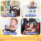 Baby Carseat Toy Black & White Rattle Spiral Hanging Activity Stroller Toy for Newborns Boys and Girls - Lion