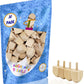 Hanukkah Wood Dreidels, Design Your Own Game, Diy 1.5' Inch Unfinished Natural Wooden Chanukkah Dreidels (30-Pack)