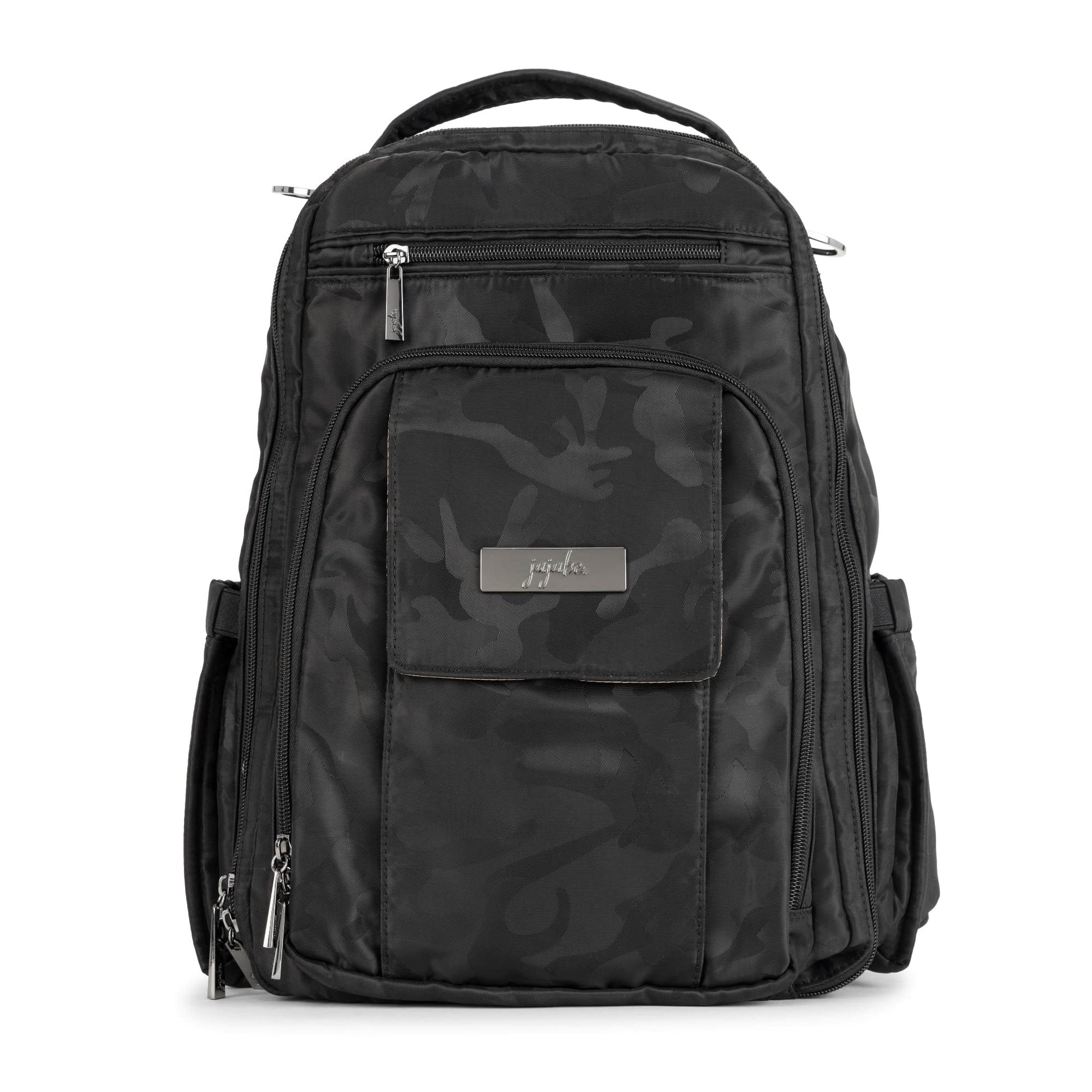 Jujube | Be Right Back Baby Diaper Bag Backpack - Travel Backpack For Women - Machine Washable | Camo Black
