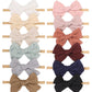 Jollybows 12Pcs Baby Headband Bows For Girls Newborn Soft Nylon Head Wraps Infant Headwrap Hair Accessories Toddler Kids