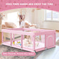 Fshibila 74'   50' Large Baby Playpen, Baby Playard For Babies And Toddlers, Baby Fence Play Pens For Indoor & Outdoor, Sturdy