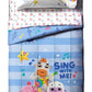 Jay Franco Moonbug Little Baby Bum Sing With Me 4 Piece Toddler Bed Set - Super Soft Microfiber Bed Set Includes Toddler Size Co