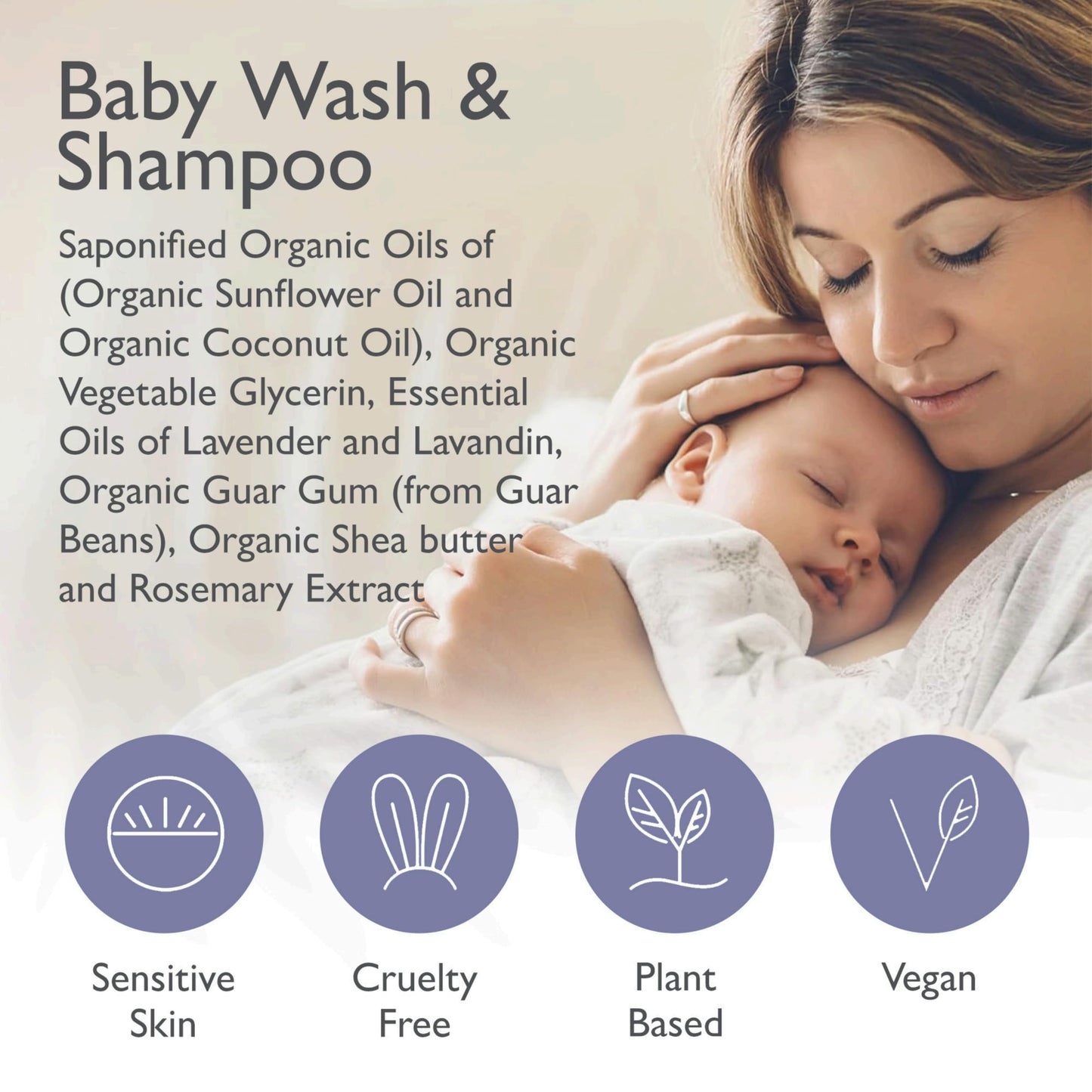 Socal Suds & Company Baby Body Wash & Shampoo With Shea Moisture For Sensitive Skin, Bath & Hair Products For Toddlers & Babies,