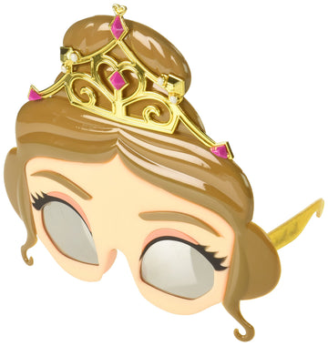 Sun-Staches Disney Official Belle Sunglasses | Beauty and the Beast Costume Accessory | Princess Shades | One Size Fits Most