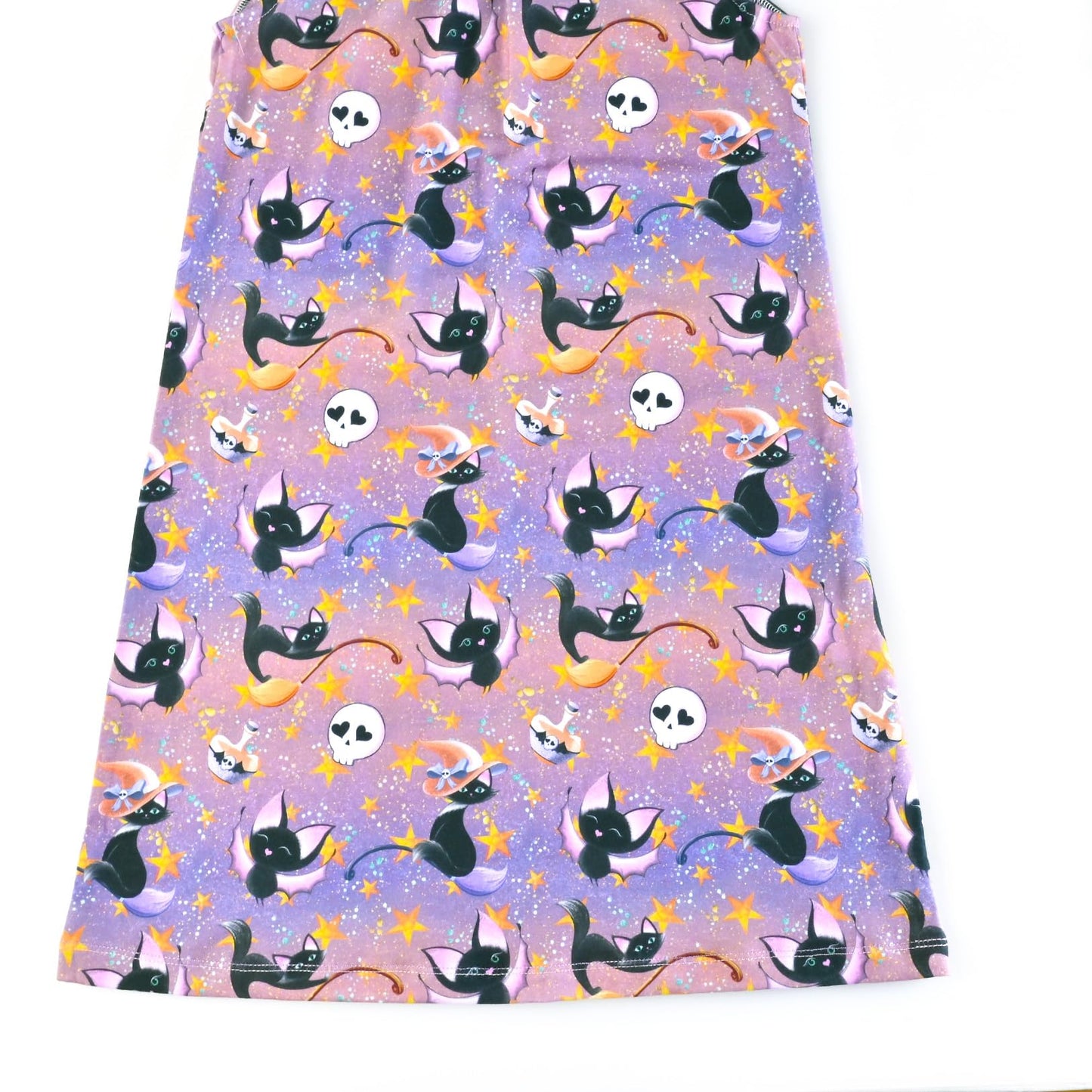 Perfashion Halloween Costume For Kids Cotton Nightgown For Girls 10 11 Years Ruffle Sleeve Bats Sleep Shirts