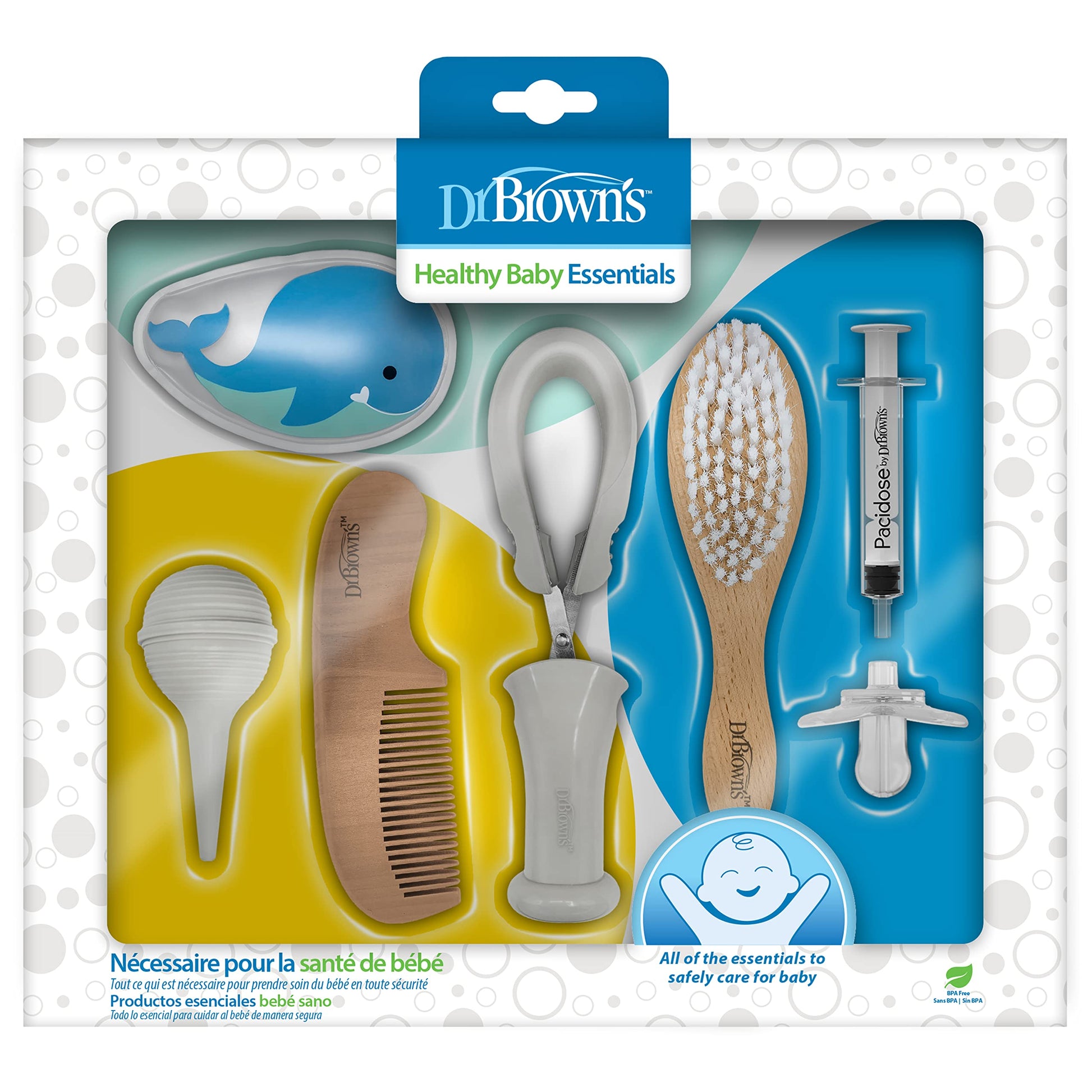 Dr. Brown'S Healthy Baby Essentials Care Kit For Infant & Baby, 8-Piece Kit