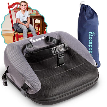 Hiccapop NeoBoost Inflatable Toddler Booster Seat for Dining Table - Portable, Quick-Inflate Design - Anti-Slip Base, Secure Str