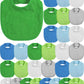 JaGely 30 Pack Baby Bibs Muslin Drool Bibs for Boys Girls Multicolor Adjustable Waterproof Newborn Teething and Drooling