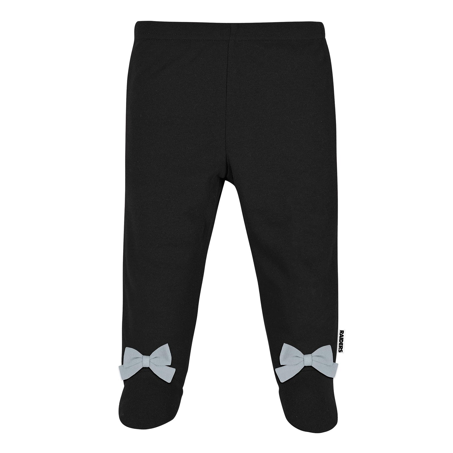 Gerber Nfl Baby Girls' 3Pc Bodysuit, Footed Pant, & Cap Set, Las Vegas Raiders, 3-6 Months