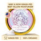 Eat My Face Baby & Mom Beef Tallow Cream - Gentle Enough for Newborns, Powerful Enough for Mom | Grass Fed, Organic | Soothes Ec
