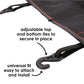 Diono Stow 'N Go Car Back Seat Organizer For Kids, Kick Mat Back Seat Protector, With 7 Storage Pockets, 2 Drinks Holders, Water