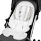 KAKIBLIN Infant Car Seat Insert, Baby Car Seat Head Neck Body Support, Breathable Newborn Car Seat Insert, 2-in-1 Reversible Str