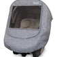 Manito Melange Infant Car Seat Weather Shield (Black Grey)