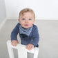 Cheeky Chompers 2-In-1 Baby Dribble Bib With Soft Silicone Teether, Reversible Bandana Style, Innovative Dimple Design Soothes G