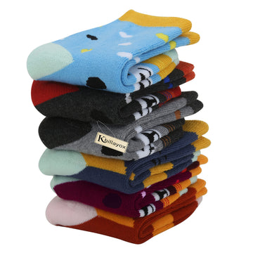 Khillayox Kids Warm Woolen Winter Ankle Socks For Baby Boys And Girls  Thick Terry Towel Socks Pack Of 6 (78 Years)
