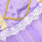 Jerrisapparel Girls Princess Costume Birthday Party Cosplay Purple Dress With Accessories (Purple 2 With Accessories, 6)