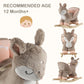 Rock My Baby Rocking Horse Deer with Chair, Plush Stuffed Animal Rocker, Baby Rocker with Sweet Music, Animal Ride on,Pink Deer,