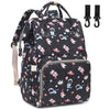 Dezcrab Leopard Baby Diaper Bag Backpack for Women, Large Capacity Waterproof Maternity Travel Nappy Backpacks with Stroller Str