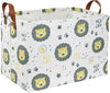 HIYAGON Baby Storage Baskets Kids Toy Basket for Boy and Girls Gift Basket Empty Cute Storage Bin Organizer Box Rectangular Lion