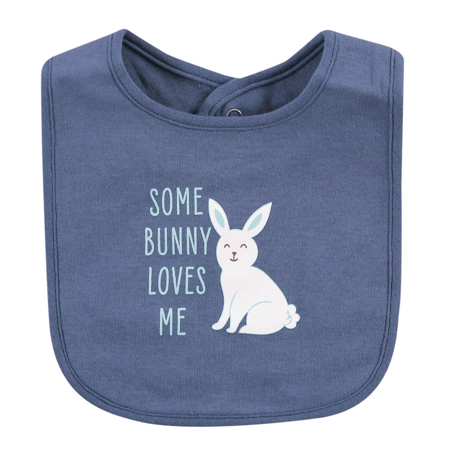 Hudson Baby Unisex Baby Cotton Bibs, Bacon My Heart, One Size