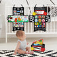 Dr.Rapeti Tummy Time Mirror Toy Tissue Box Toy 3in1 Baby Toy Black and White High Contrast Double-Sided Foldable Sensory Montess