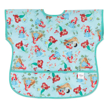 Bumkins Disney Short Sleeve Bib For Girl Or Boy, Toddler And Kids For 1-3 Years, Large Size, Essential Must Have For Junior Chil