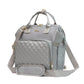 Ezgnuk Small Diaper Bag, Mini Baby Backpack, Multi-Function Waterproof Travel Tote Work Bag