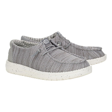 Hey Dude Kid Wally Stretch Sox (Toddler) Grey 10 Toddler