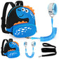 Accmor Toddler Backpack Leash, Cute Dinosaur Kids Harness Backpacks With Anti Lost Wrist Link, Adorable Child Backpack Mini Bag