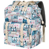 Jiefeike Diaper Bag Backpack,Baby Bags for Mom Dad Girls Boys,15.6inch Cat Dog Travel Baby Diaper Bags with Insulated Pockets RF
