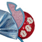 Mado Mouse Ears Headband For Women Girls, Glitter Stitch Headband Princess Dress Up Decorations Party Favors Park Hair Accessori