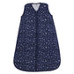 Hudson Baby Unisex Baby Muslin Cotton Sleeveless Wearable Sleeping Bag, Sack, Blanket, Gray Navy Star, 6-12 Months