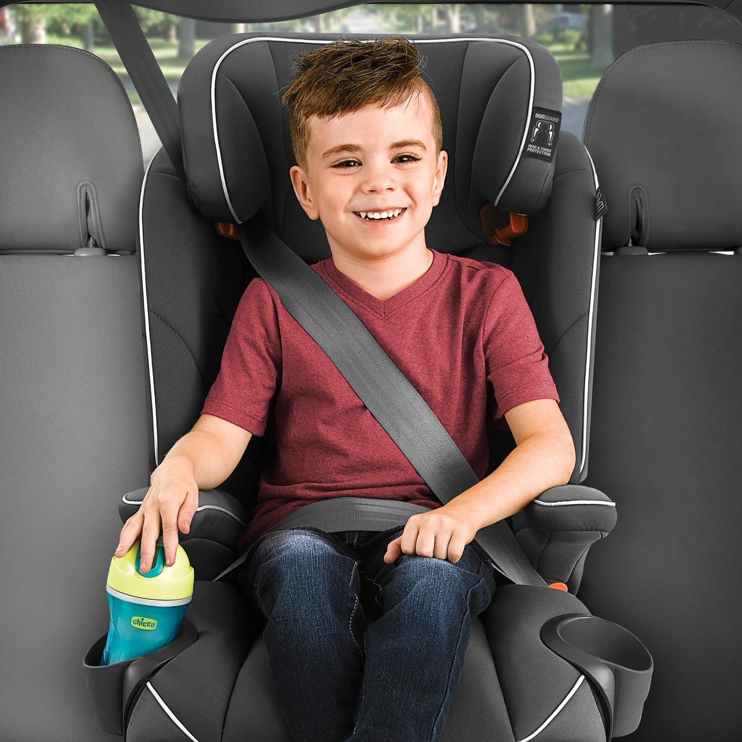 Chicco Myfit Harness + Booster Car Seat, Gardenia