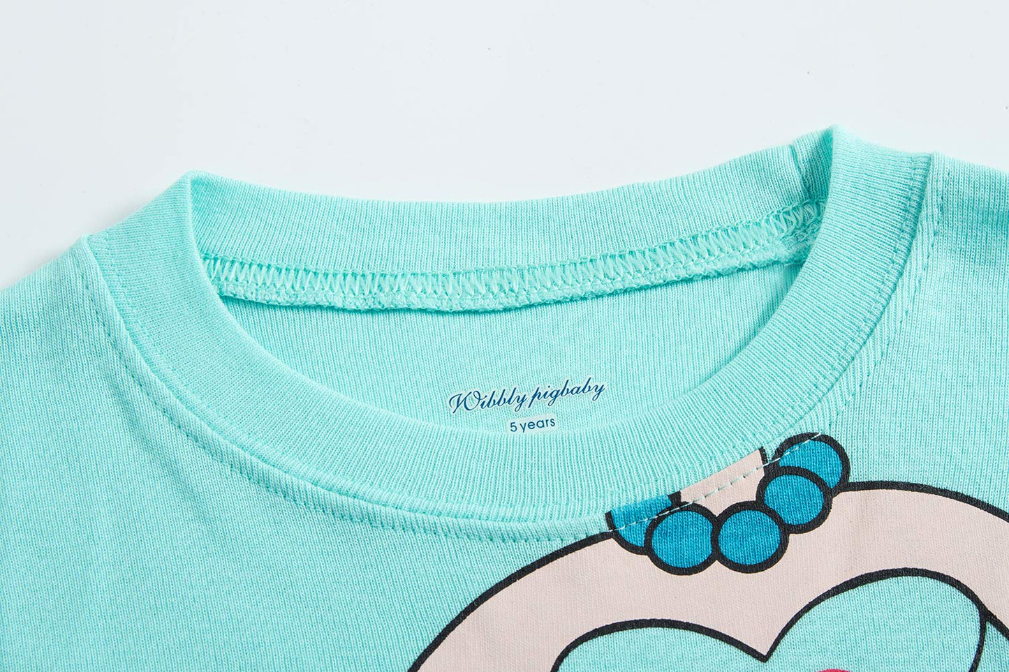 Popshion Little Girls Mermaid Pajamas Set Children Christmas Pjs 100% Cotton Sleepwear Size 2 To 7 Years(Mermaid-30 8T)